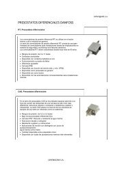 PRESOSTATOS DIFERENCIALES DANFOSS - Lehengoak