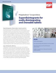 Superdisintegrants for orally disintegrating and chewable tablets