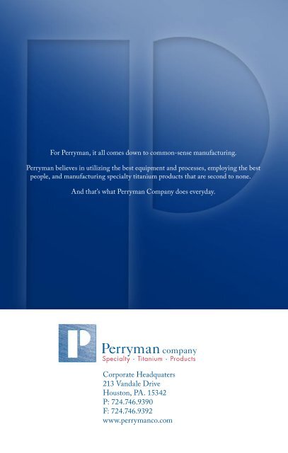 Perryman Co. - We Create Solutions