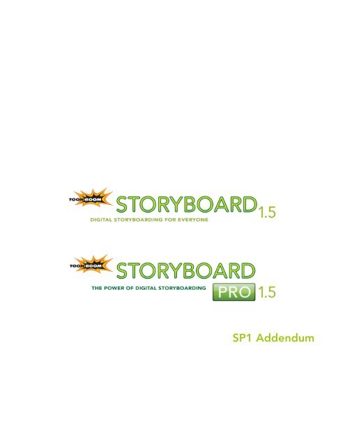 Storyboard Pro 7 Online Help: General Preferences