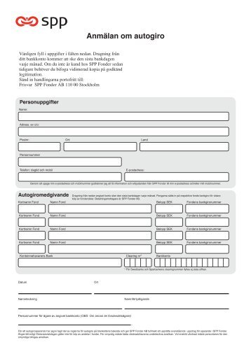 Autogiromedgivande - SPP