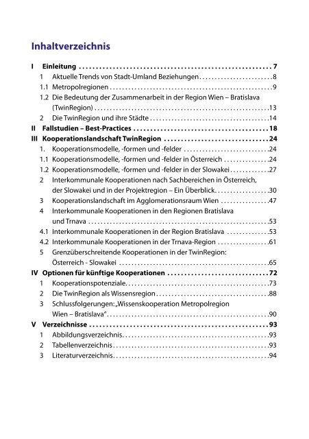 Wissenskooperation in der Metropolregion Wien â Bratislava ... - KDZ