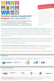 Infos in kurz - Der Familienkongress der Lebenshilfe