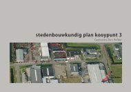 stedenbouwkundig plan kooypunt 3 - Gemeenteraad