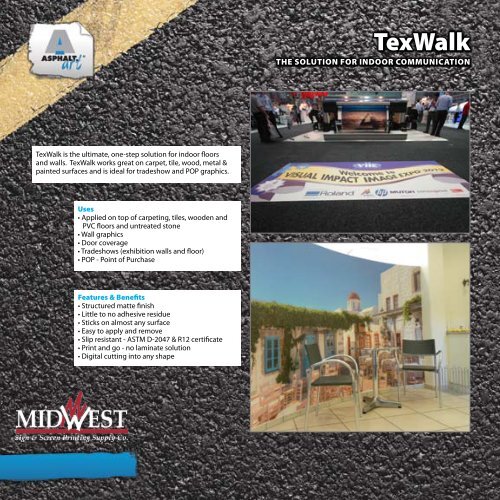 TexWalk from Asphalt Art - Midwest Sign & Screen Printing Supply