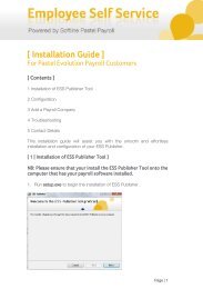 [ Installation Guide ] - Sage Pastel Payroll & HR