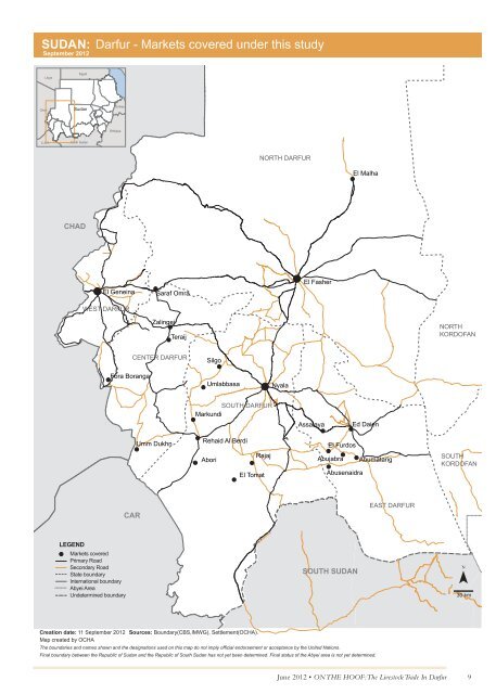 On the Hoof - Livestock Trade in Darfur