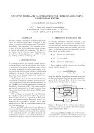 Acoustic Feedback Cancellation for hearing-aids ... - ResearchGate