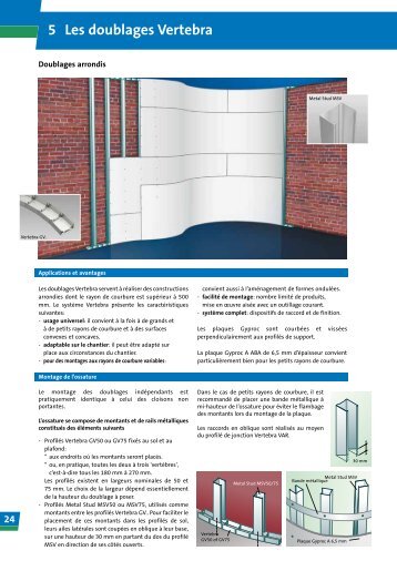 5 Les doublages Vertebra - Gyproc