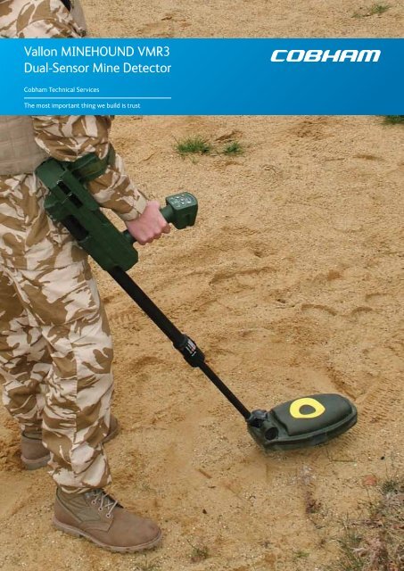 Vallon MINEHOUND VMR3 Dual-Sensor Mine Detector