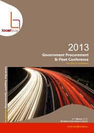 Government Procurement & Fleet Conference - Local Buy