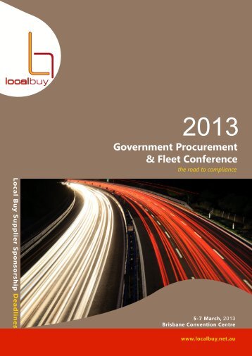 Government Procurement & Fleet Conference - Local Buy