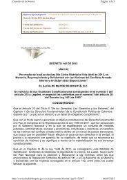 DECRETO 142 DE 2013 (Abril 4) âPor medio del cual se ... - IDU