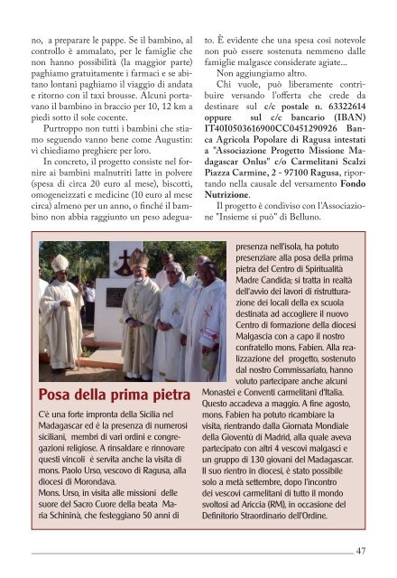 rivista n. 3/2011 (pdf) - Carmelitani Scalzi di Sicilia