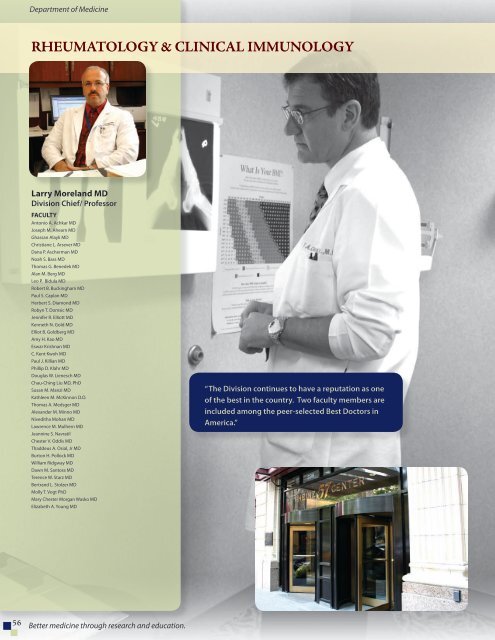 2009 DOM Annual Report - Department of Medicine - University of ...