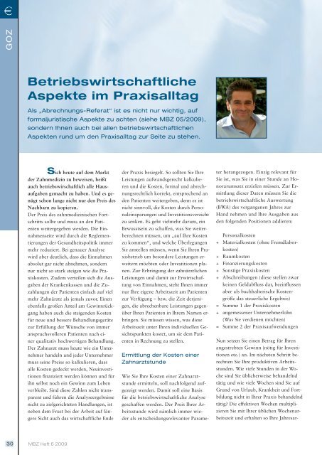 MBZ Ausgabe 06/2009 - Zahnärztekammer Berlin