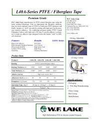 Acrylic Adhesive L40A-Series - WF Lake Corp.