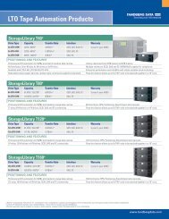 LTO Tape Automation Products - Tandberg Data