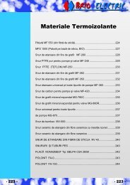 o. MATERIALE TERMOIZOLANTE SI ETANSARE - BRIO ELECTRIC