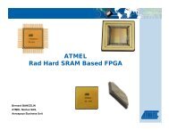 Atmel FPGA Key Points and Architecture - AeroSpace FPGA UG