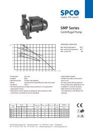 SMP Series -  Swisspump