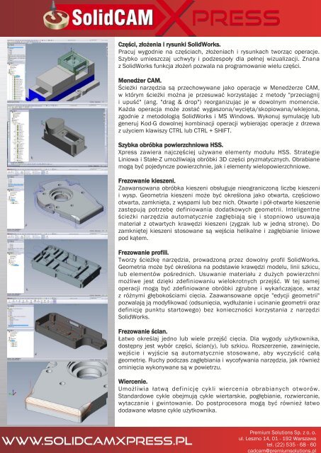 SolidCAM Xpress (PDF)