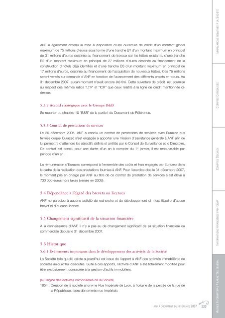 Document de rÃ©fÃ©rence 2007 - ANF Immobilier