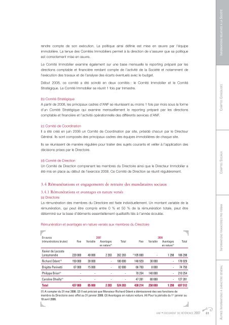 Document de rÃ©fÃ©rence 2007 - ANF Immobilier