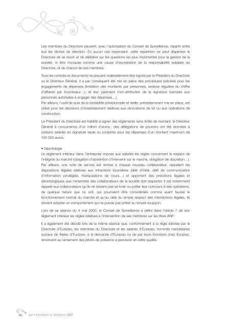 Document de rÃ©fÃ©rence 2007 - ANF Immobilier