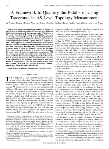 A Framework to Quantify the Pitfalls of Using Traceroute in AS-Level ...