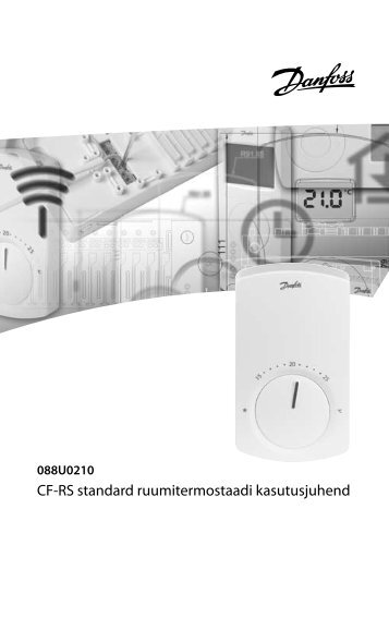 CF-RS standard ruumitermostaadi kasutusjuhend - Danfoss