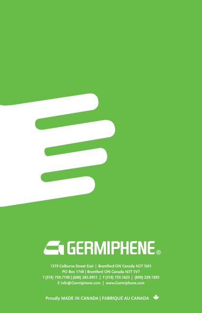 Germiphene catalogue