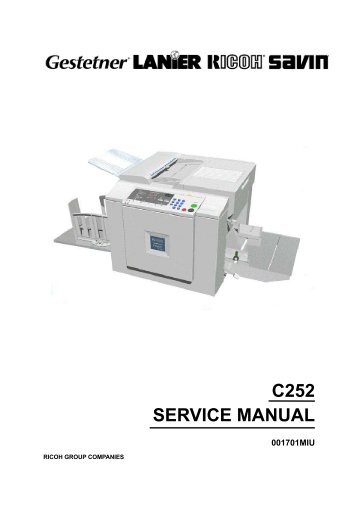 C252 SERVICE MANUAL - diagramas.diagram...