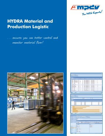 HYDRA - MPL: Material- & Production Logistics - MPDV USA