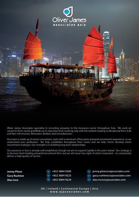 Newsletter-volume 4 - 2011 (Draft) - Actuarial Society of Hong Kong
