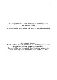 Die Lageberichte der Deutschen Volkspolizei im Herbst 1989. Eine ...