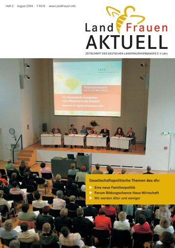 LandFrau-Aktuell 03 2004 - Deutscher LandFrauenverband e.V.