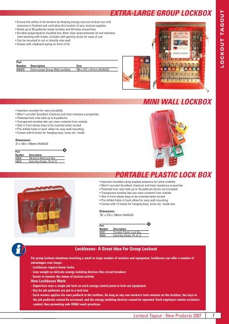 Lockout Tagout Solutions - Industrial and Bearing Supplies