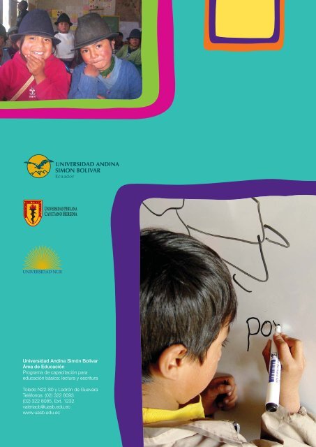 armado folleto2.indd - Repositorio UASB-Digital - Universidad ...
