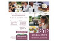 Saisonkalender der Bauernhofcafés 2012 - Landservice in ...