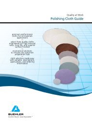 Polishing Cloth Guide - Buehler