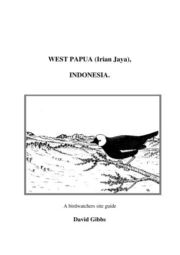 WEST PAPUA (Irian Jaya), INDONESIA. - Burung-Nusantara / Birds ...