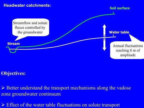 Effect of water table fluctuations on solute transport: column ... - LTHE