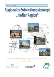 REK Schlussversion 290907 Hadler Region - LAG Hadler Region