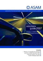 2007 ASAM Solutions Guide