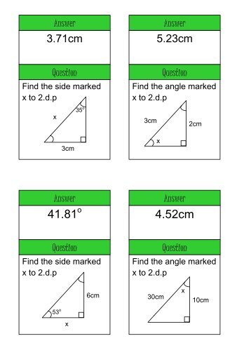 trigonometry - Mr Barton Maths