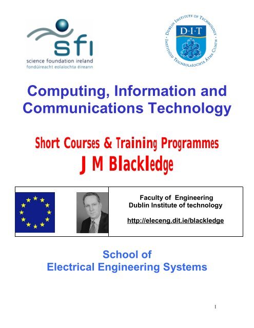Short Course Brochure.pdf - Jonathan Blackledge