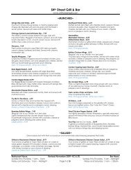 54th street menu deals