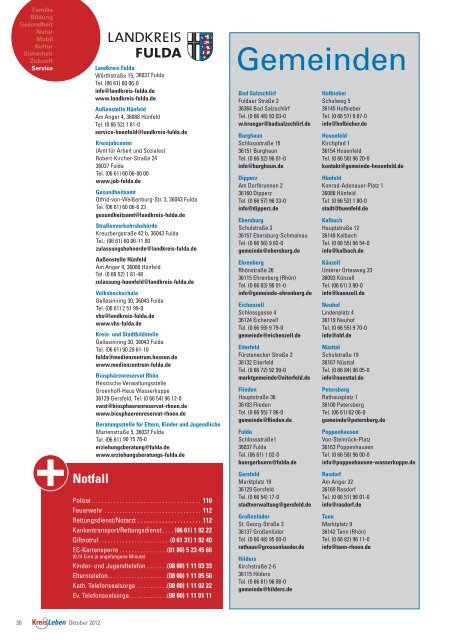 Demografischer Wandel KreisLeben - Landkreis Fulda