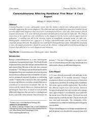 Cementoblastoma affecting mandibular first molar- a case report